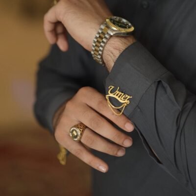 Cufflinks with chain